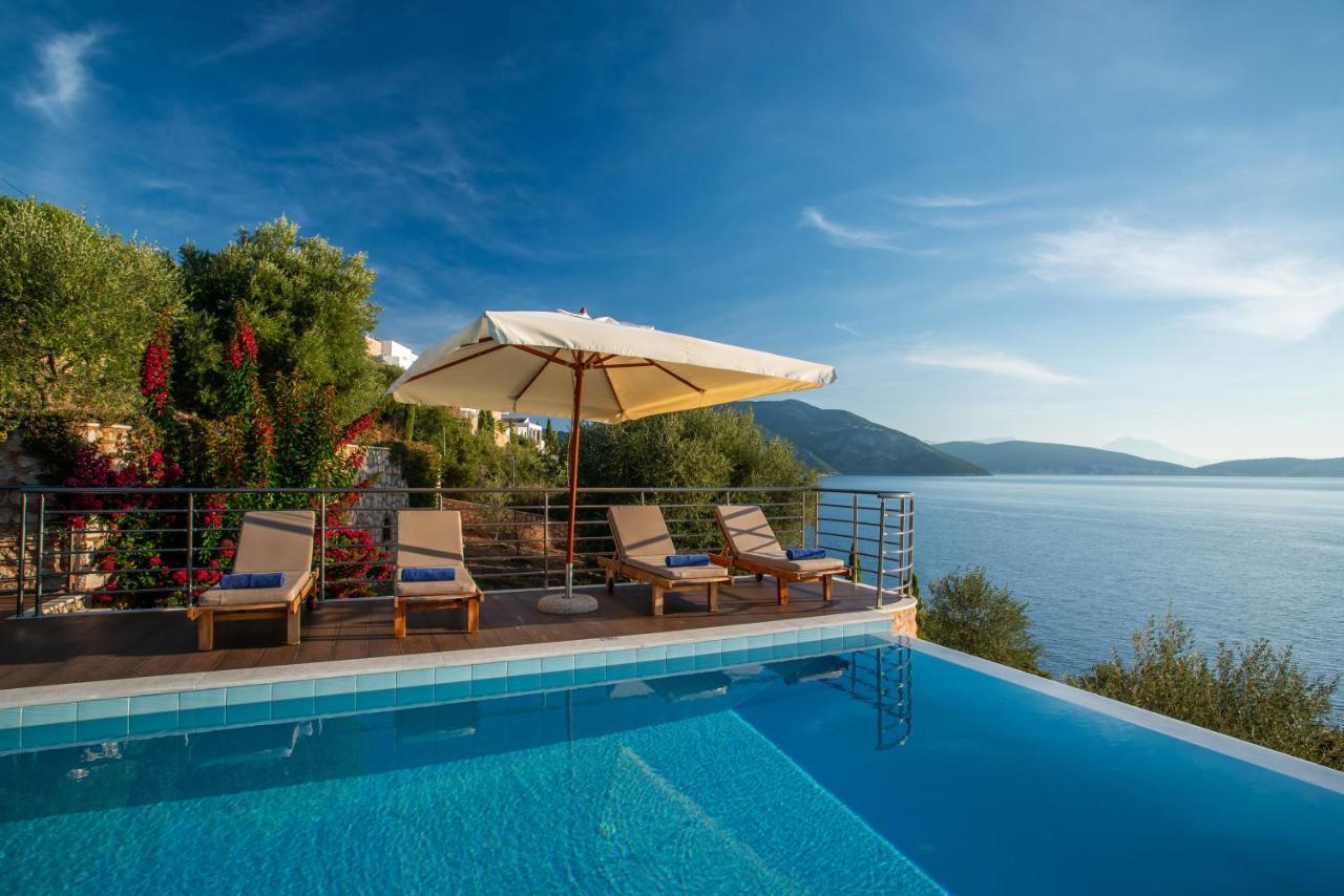 Iris Villas Lefkada - Marine Villa With Private Sea Access Sívota Exterior foto