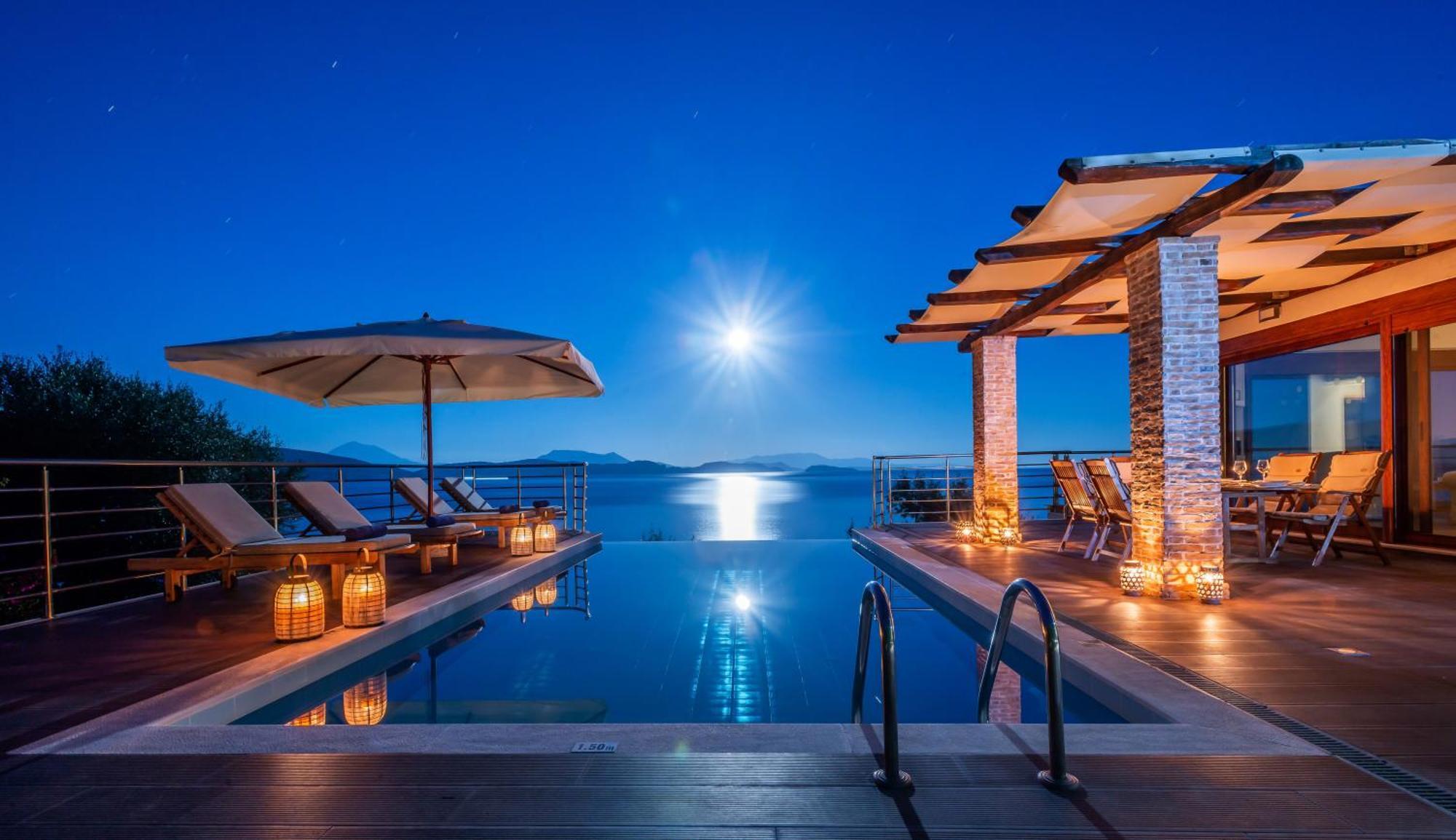 Iris Villas Lefkada - Marine Villa With Private Sea Access Sívota Exterior foto