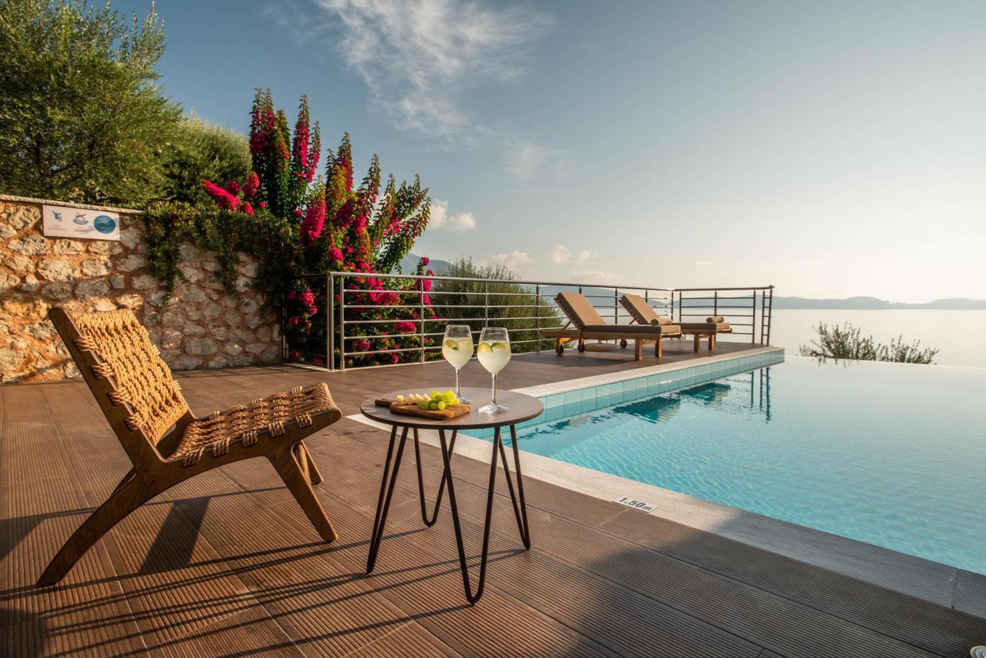 Iris Villas Lefkada - Marine Villa With Private Sea Access Sívota Exterior foto