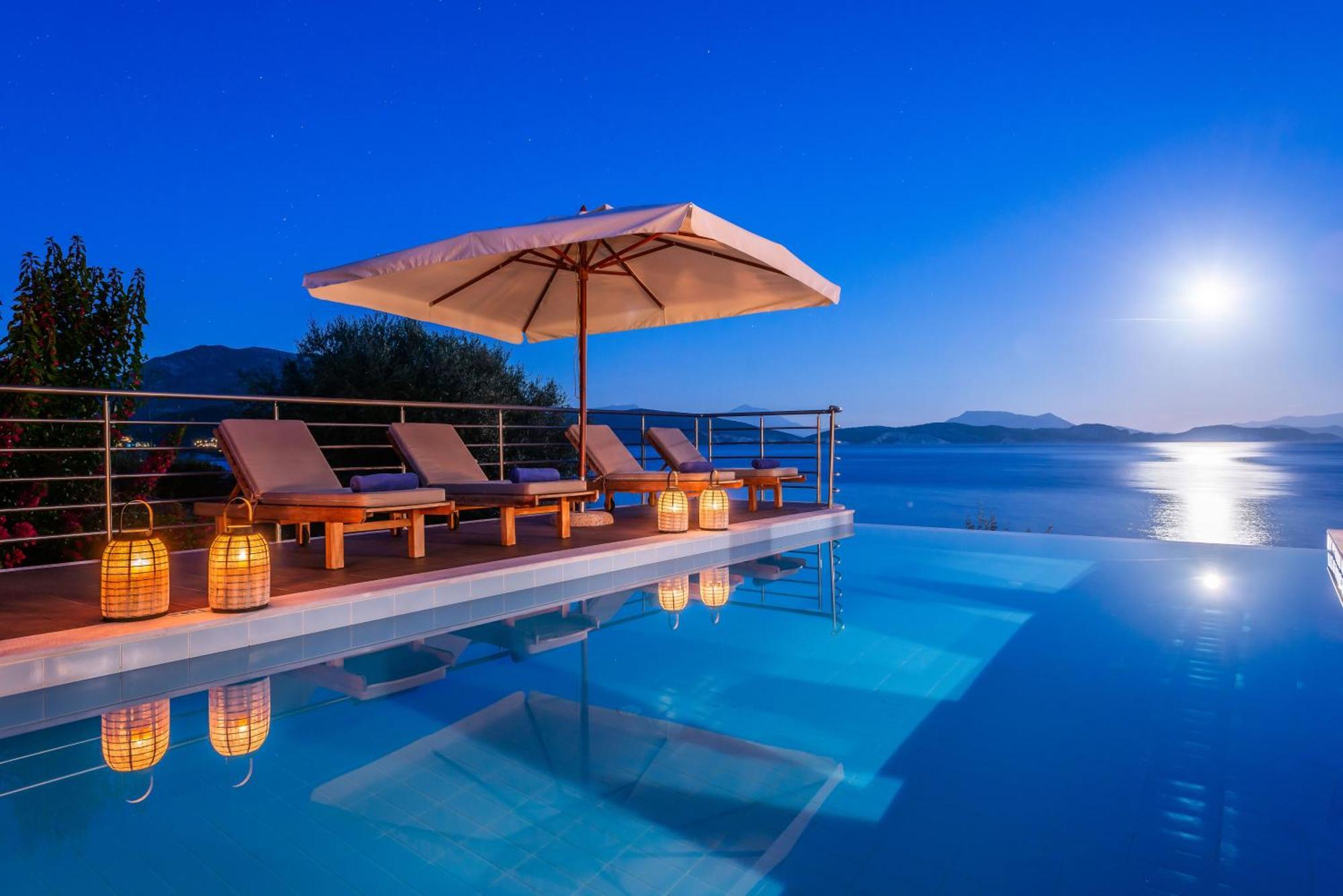 Iris Villas Lefkada - Marine Villa With Private Sea Access Sívota Exterior foto
